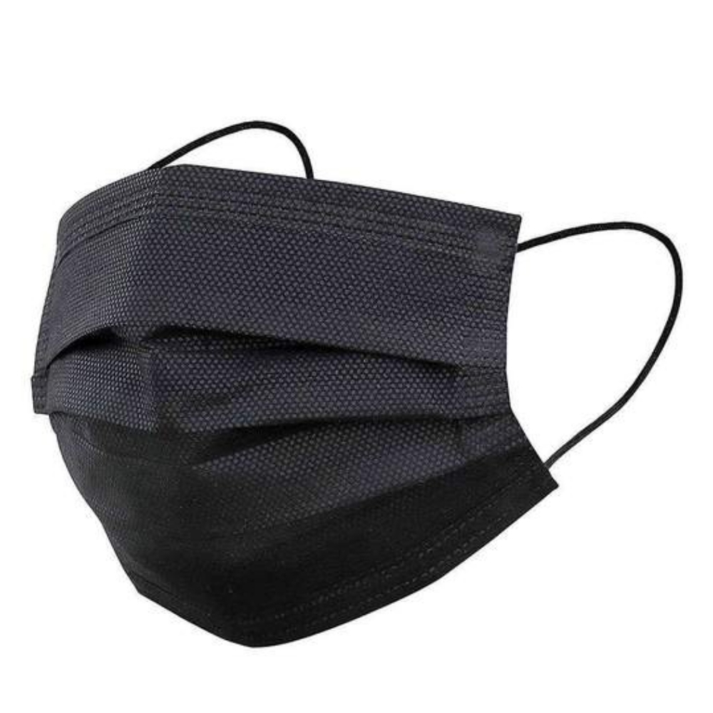 Black surgical mask 3ply